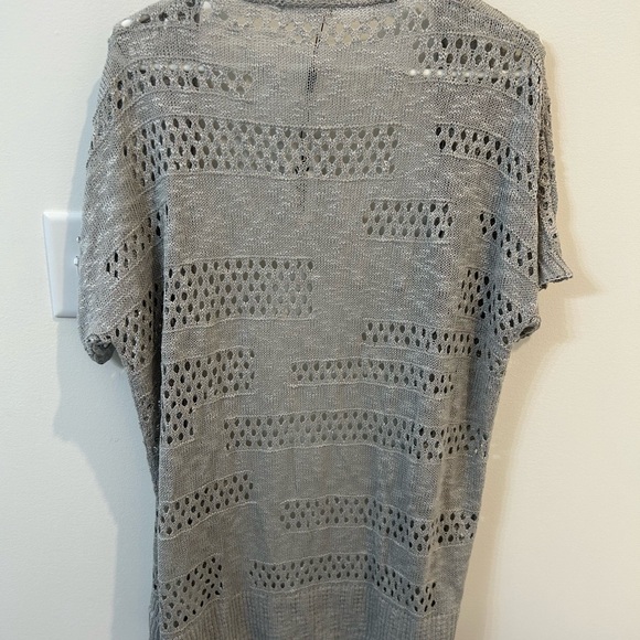 Zeagoo gray open knit sweater - Picture 4 of 4